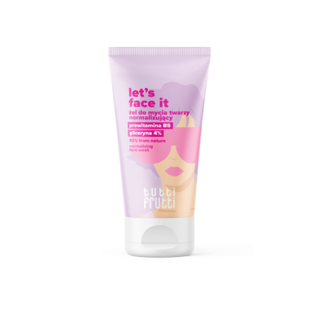 Пантенол нормализиращ измивен гел за лице + Hydro Shot B5 Farmona Tutti Frutti Let's Face it