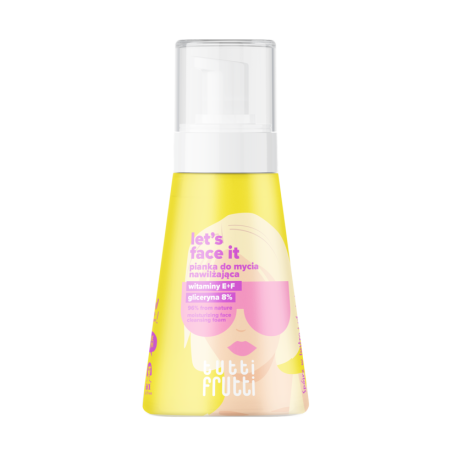 Витамини хидратираща почистваща пяна + Nutri Shot E+F Farmona Tutti Frutti Let's Face it