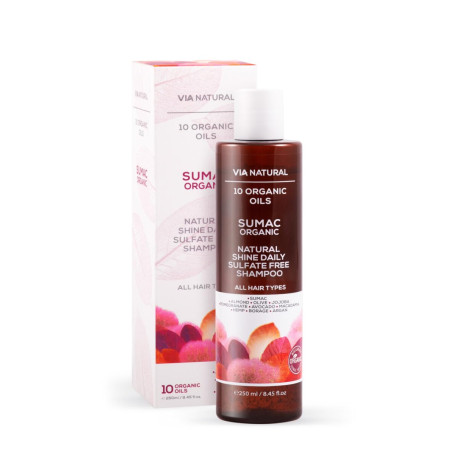 Органик ежедневен безсулфатен шампоан Смрадлика VIA NATURAL 250 ml