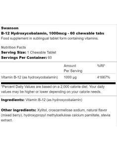 B-12 Hydroxycobalamin 1000 mcg 2