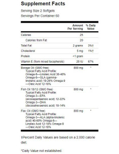 Multi Omega 3-6-9 (Flax, Borage, Fish) 2