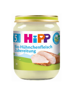 HIPP Заготовка от пилешко месо 6020, пюре, 125 гр