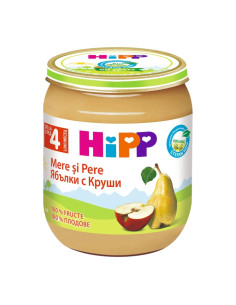 HIPP Круша с ябълка 4320, пюре, 125 гр