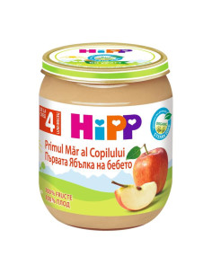 HIPP първата ябълка на бебето 4233, пюре, 125 гр