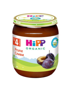 HIPP Сливи 4253, пюре, 125 гр