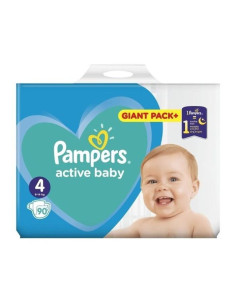 PAMPERS 9- ДДС Active Baby Размер 4, пелени, Макси GPP, 90 бр.