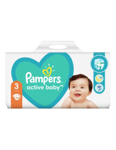 PAMPERS 9- ДДС Active Baby Размер 3, пелени, Миди GPP, 104 бр.