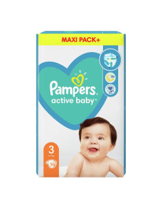 PAMPERS 9- ДДС Active Baby Размер 3, пелени, Миди JPM, 70 бр.