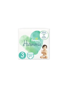PAMPERS 9- ДДС Harmonie Размер 3, пелени, Миди, 31 бр. 2