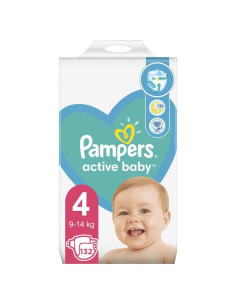 PAMPERS 9- ДДС Active Baby Размер 4, пелени, MB Макси, 132 бр.