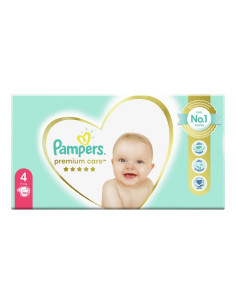 PAMPERS 9- ДДС Premium Care Размер 4, пелени, MB, 104 бр.