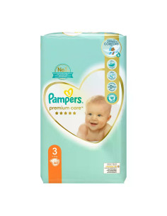 PAMPERS 9- ДДС Premium Care Размер 3, пелени, VP, 60 бр.