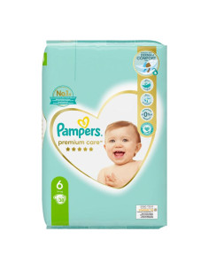 PAMPERS 9- ДДС Premium Care Размер 6, пелени, VP, 38 бр.