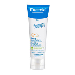 Mustela успокояващ пекторален балсам със загряващо действие преди сън 40мл