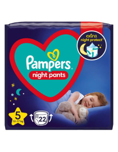 PAMPERS 9- ДДС Night Размер 5, гащички, VP, 22 бр.