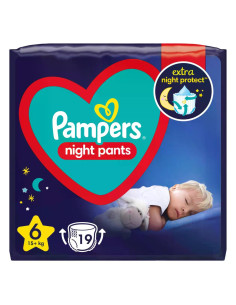 PAMPERS 9- ДДС Night Размер 6, гащички, VP, 19 бр.