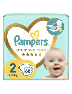 PAMPERS 9- ДДС Premium Care Размер 2, пелени, VP, 68 бр.