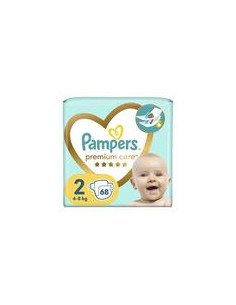 PAMPERS 9- ДДС Premium Care Размер 2, пелени, VP, 68 бр. 2
