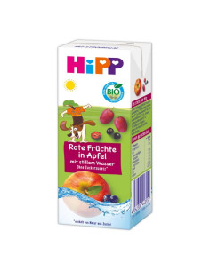 HIPP 70500 БИО Сок Червени плодове и Ябълка, детска напитка, 200 мл