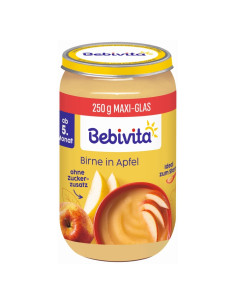 BEBIVITA 12812 БИО Круша и Ябълка, пюре, 250 гр