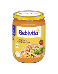BEBIVITA 9- ДДС 15004 БИО Кускус със Зеленчуци, пюре, 190 гр