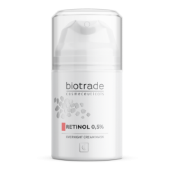 Overnight cream mask нощна крем-маска с 0,5% ретинол против бръчки 50мл Biotrade