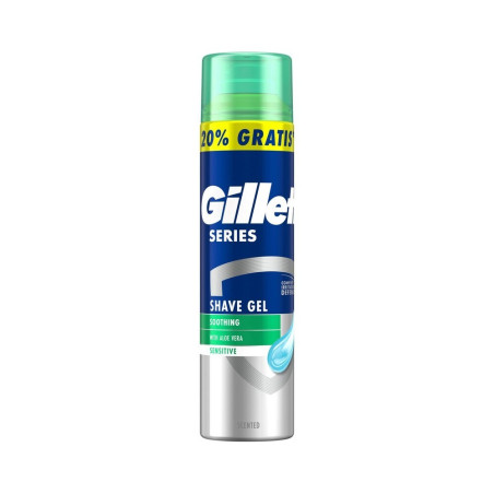 GILLETTE Series Успокояващ, гел за бръснене, за чувствителна кожа с алое вера