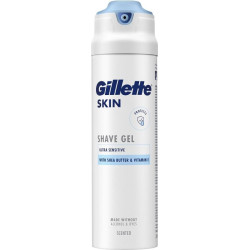 GILLETTE Skinguard Sensitive, гел за бръснене, за чувствителна кожа, 200 мл