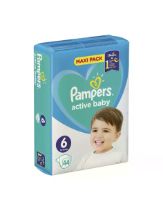 PAMPERS 9- ДДС Active Baby Размер 6, пелени, XL VPP, 44 бр.