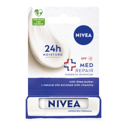 Nivea Med Repair Балсам за устни SPF15 4.8 г
