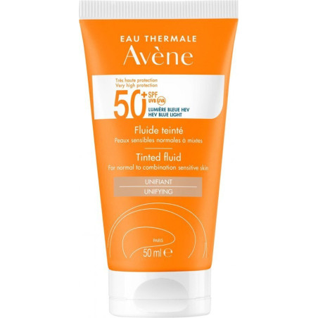 Avene Eau Thermale B-Protect Слънцезащитен флуид за чувствителна кожа към слънце SPF50+ x30 мл