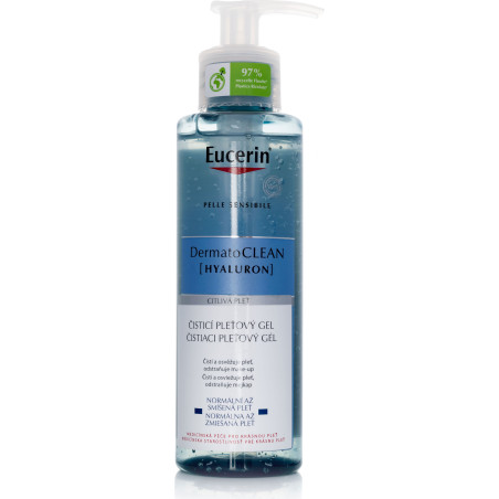 Eucerin Dermatoclean Измиващ гел за лице за нормална и смесена кожа х200 мл