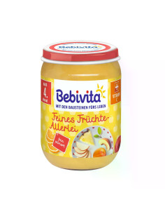 BEBIVITA Микс плодове 1004, пюре, 190 гр