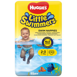 Бански гащички HUGGIES Little Swimmers 2/3 3-8кг 12 бр.