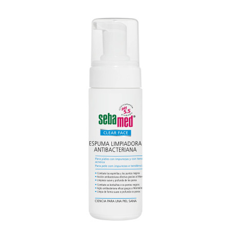 SEBAMED Антибактериална почистваща пяна, анти акне, 150 мл