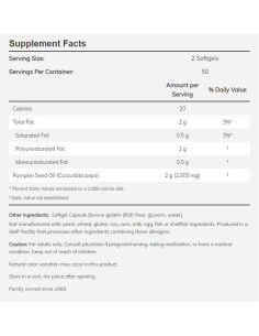 Pumpkin Seed Oil 1000 mg 2