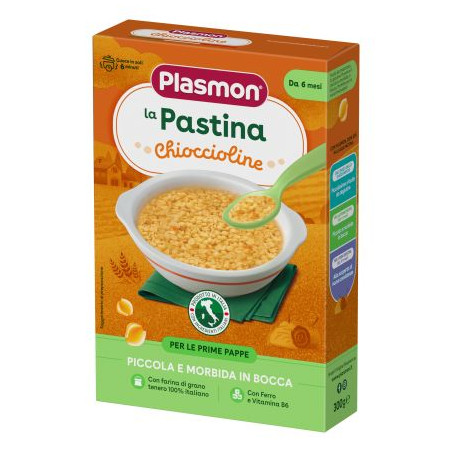 Бебешка паста Plasmon Охлювчета 6+м 300гр