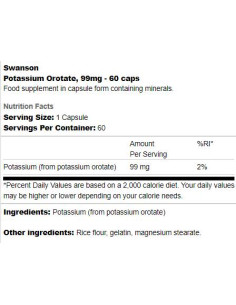 Potassium Orotate 99 mg 2