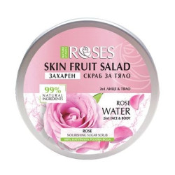 2 в 1 захарен скраб NATURE OF AGIVA FRUIT SALAD, 200 мл с натурална розова вода