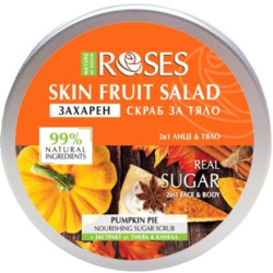 2 в 1 захарен скраб NATURE OF AGIVA FRUIT SALAD, 200 мл с екстракт от Тиква и аромат на Канела