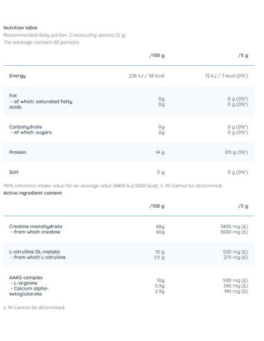 Creatine+ Sugar Free