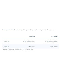 Vitamin D3 1000 + K2 75 mcg 2