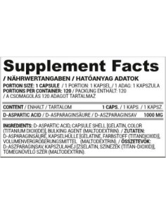 DAA Dark | D-Aspartic Acid 1000 mg 2