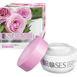 Хидратиращ дневен крем  NATURE OF AGIVA ROSES, 50мл за суха кожа