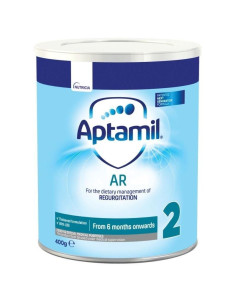 Мляко за кърмачета Aptamil - AR 2, против повръщане 6-12 месеца 400 грама