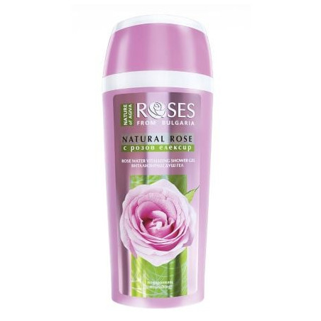 Витализиращ душ гел NATURE OF AGIVA ROSES, 250мл с розова вода