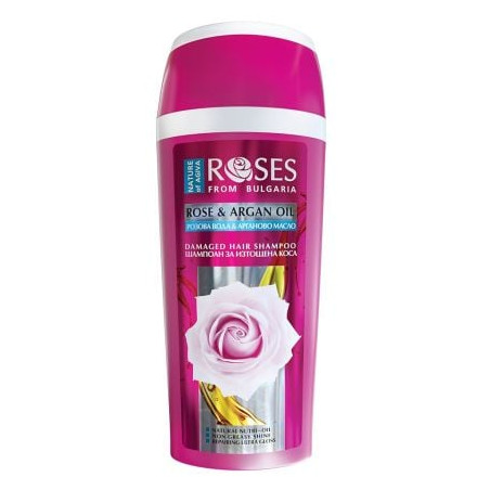 Шампоан за изтощена коса NATURE OF AGIVA ROSES, 250мл с арганово масло