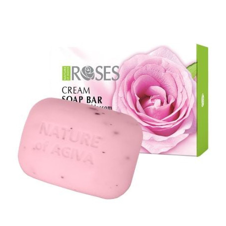 Тоалетен сапун NATURE OF AGIVA ROSES, 75гр white