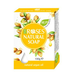 Натурален сапун NATURE OF AGIVA ROSES 100гр, с масло от арган