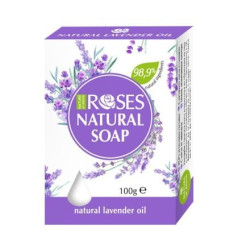 Натурален сапун NATURE OF AGIVA ROSES 100гр, с масло от лавандула